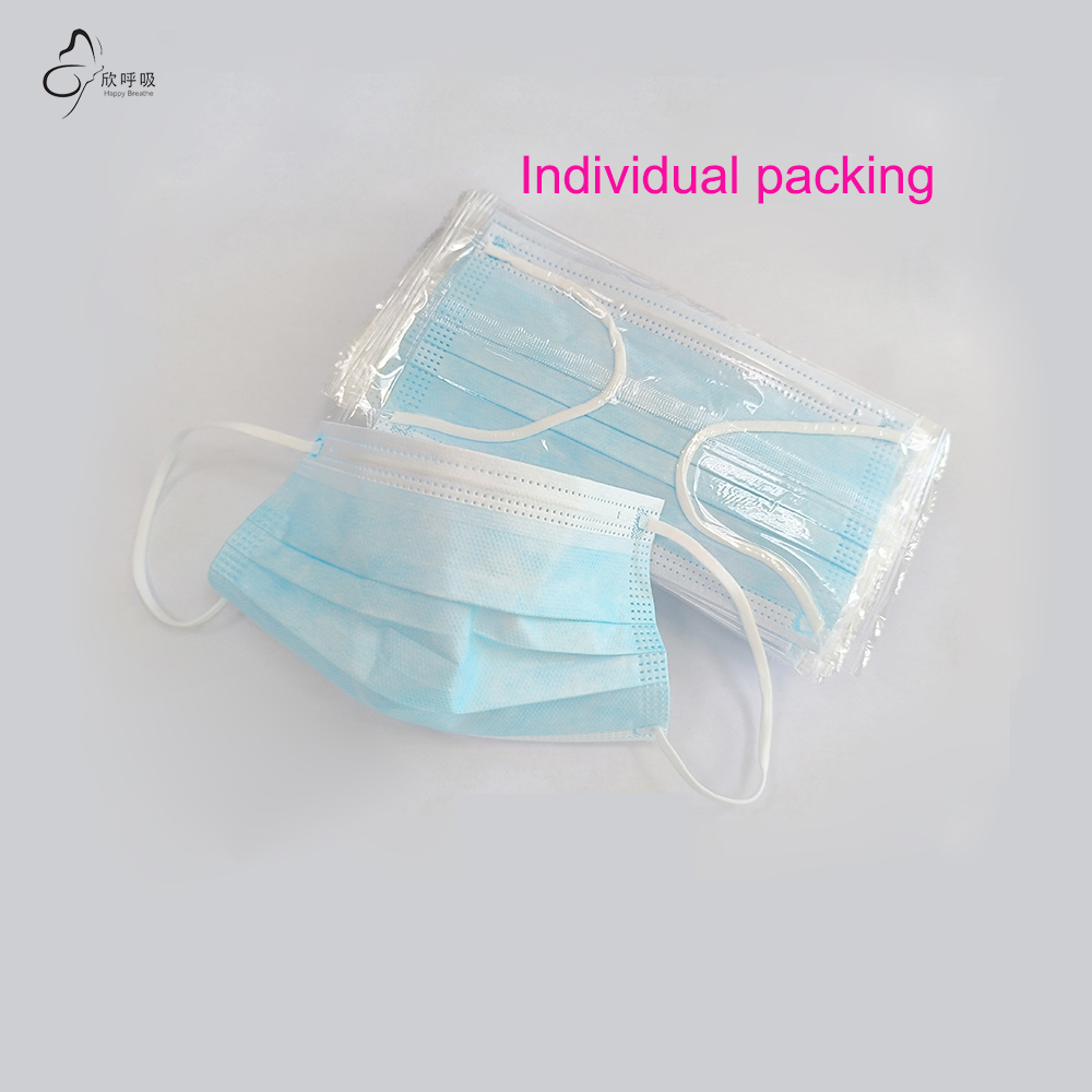100 stuks blauw groot formaat  - Disposable Mask Blue recensie en prijs