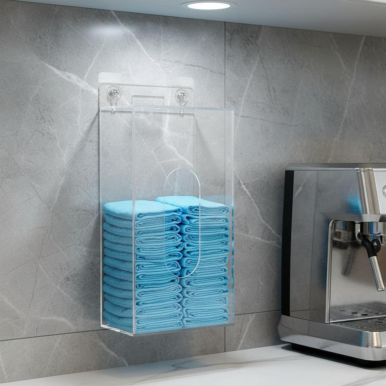 Ruimtebesparende acryl handsch - Face Mask Storage Box recensie en prijs