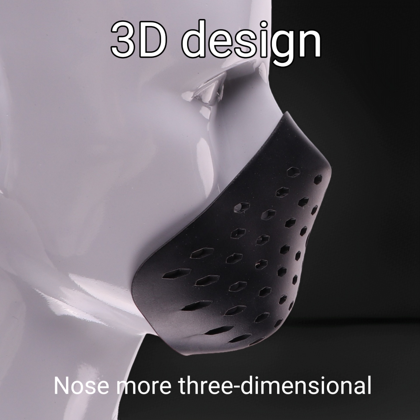 3D Halfface Beugel Siliconen M - Silicone Mask Bracket recensie en prijs
