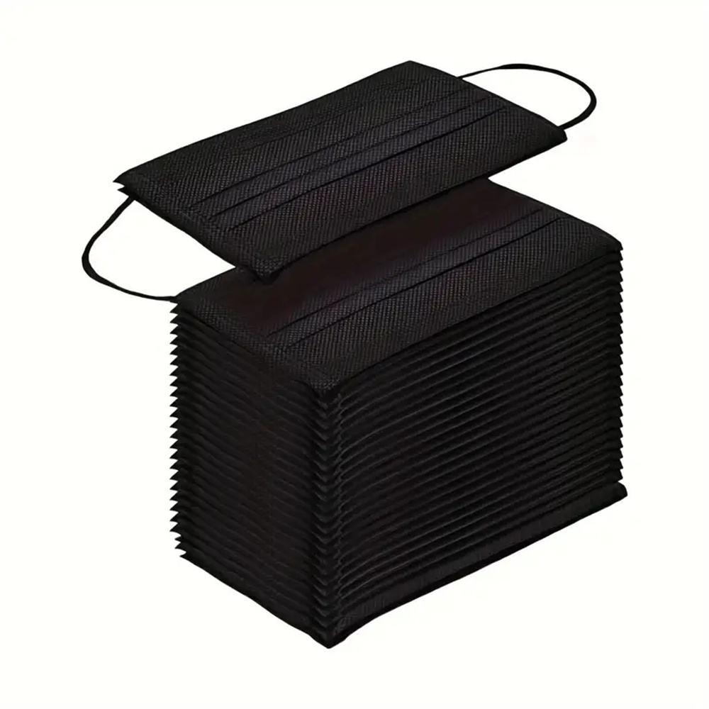 50-200 stuks zwarte wegwerp ge - Black Face Mask Pack recensie en prijs