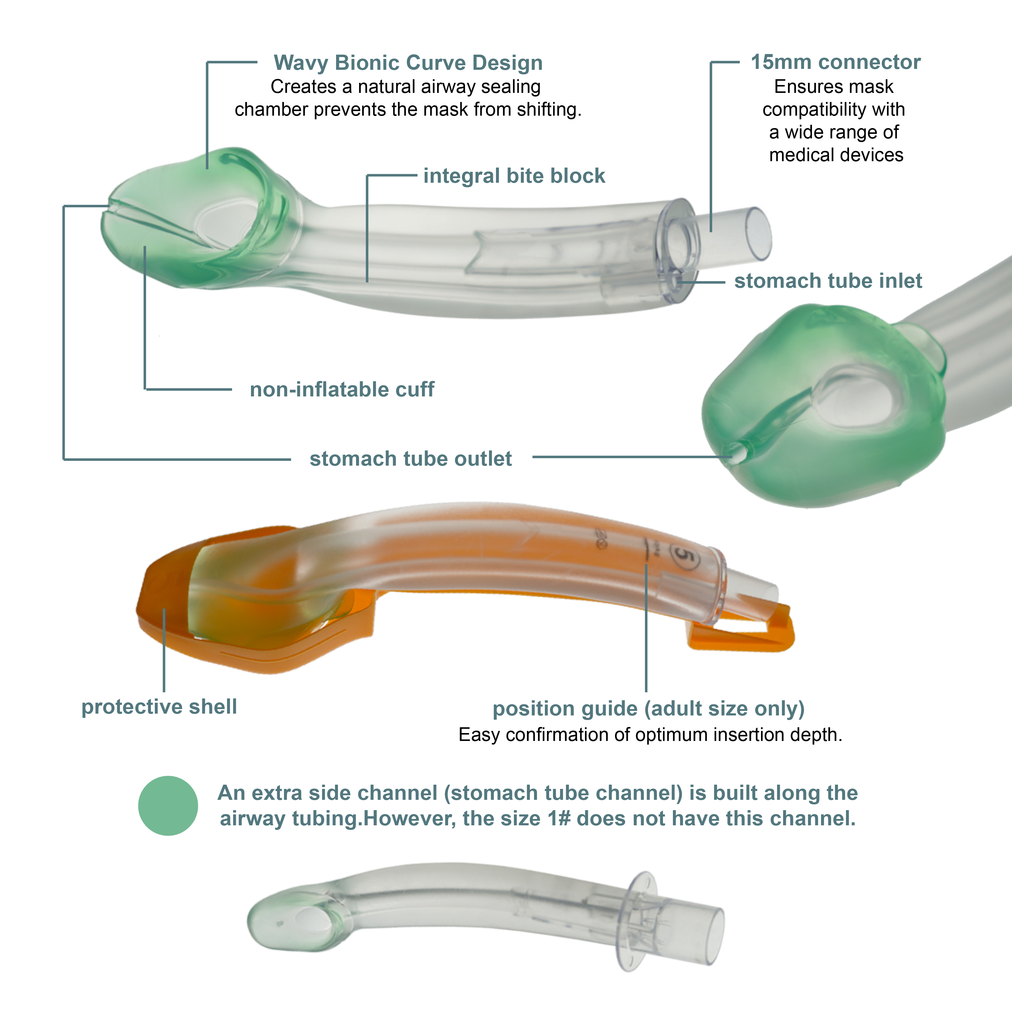 Niet-opblaasbaar larynxmasker  - Disposable Surgical Mask recensie en prijs