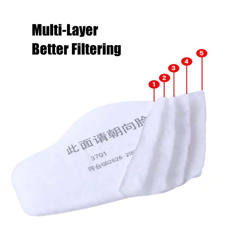 3701 Deeltje Katoen Filter Voo - Dust Mask Construction recensie en prijs