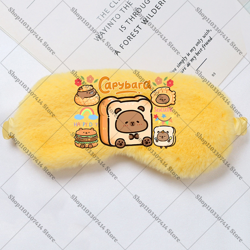 Capybara Meisje Cartoon Slaap  - Kids Face Mask recensie en prijs