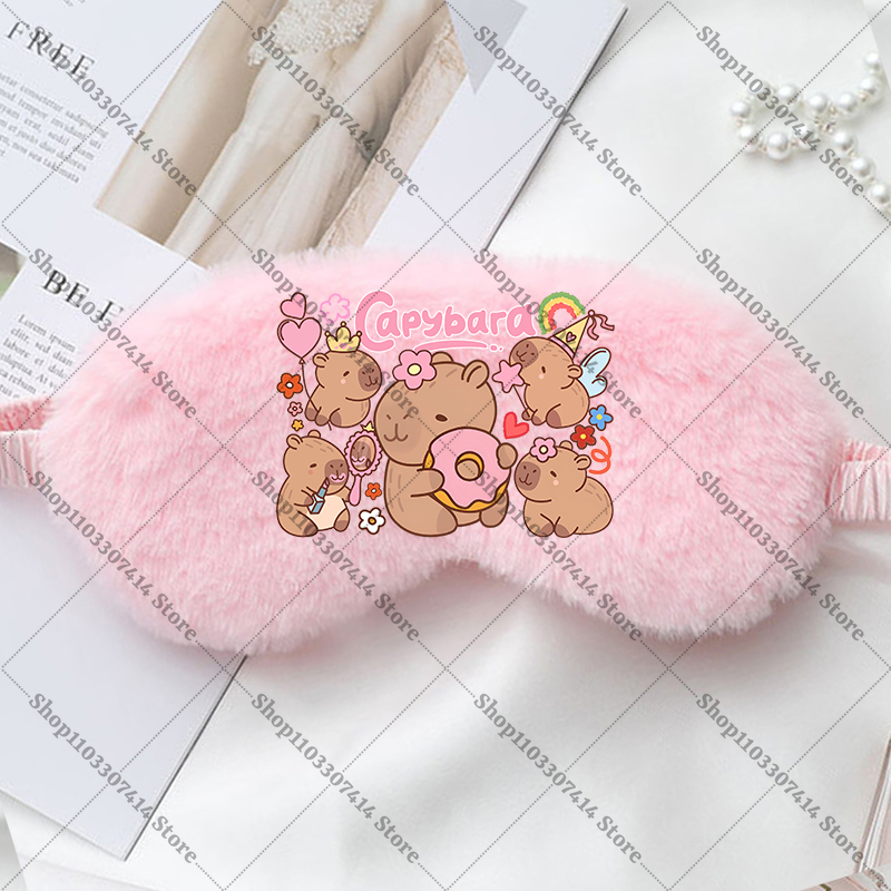 Capybara Meisje Cartoon Slaap  - Kids Face Mask recensie en prijs