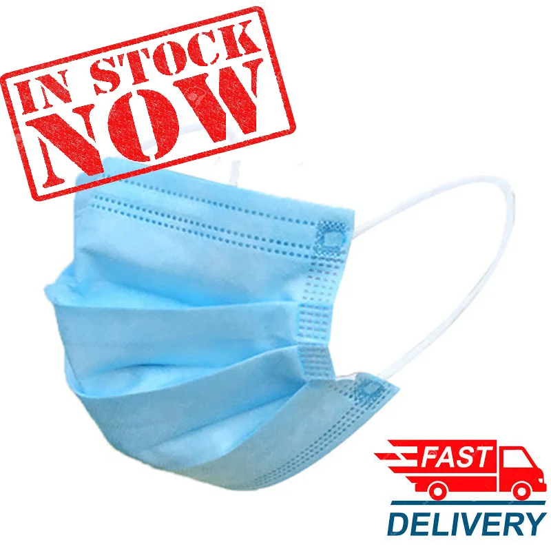 3-laags wegwerp gezichtsmasker - Disposable Mask Blue recensie en prijs