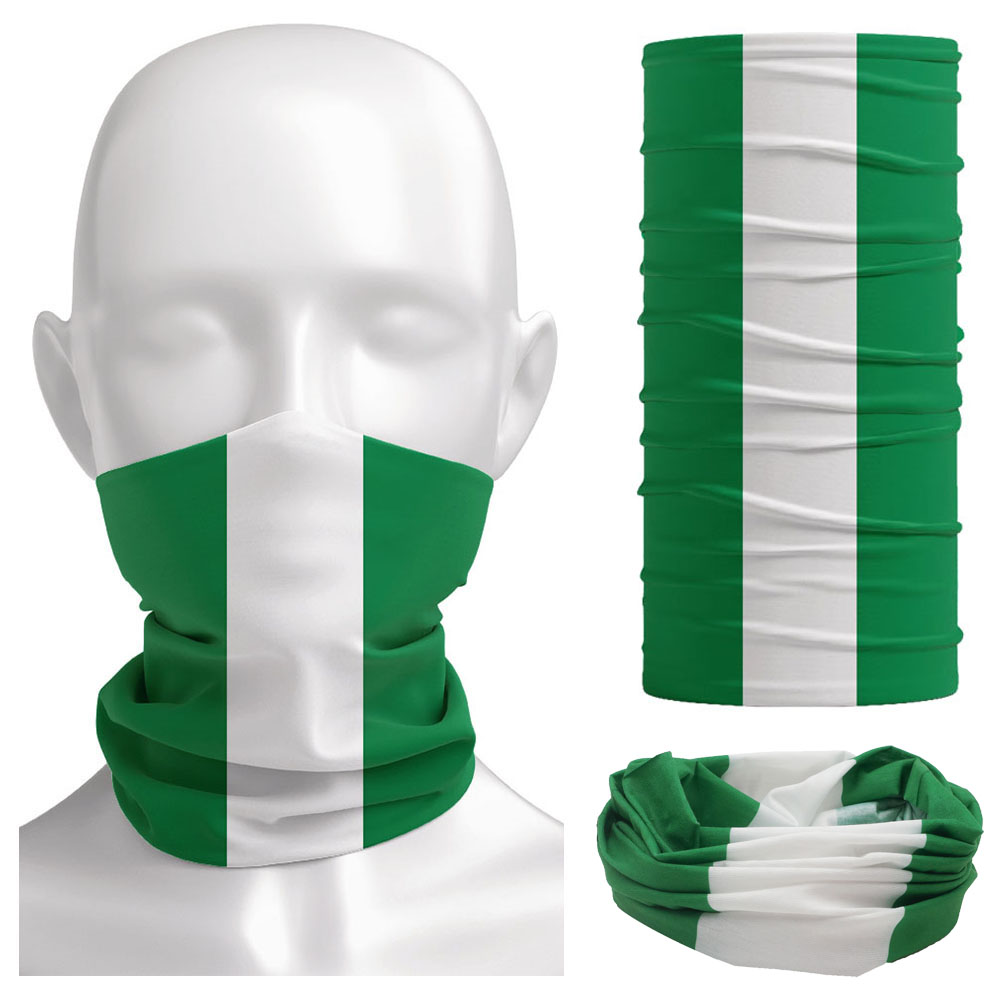 Nigeria Vlag Bandana Vrouwen H - Neck Gaiter Face Cover recensie en prijs