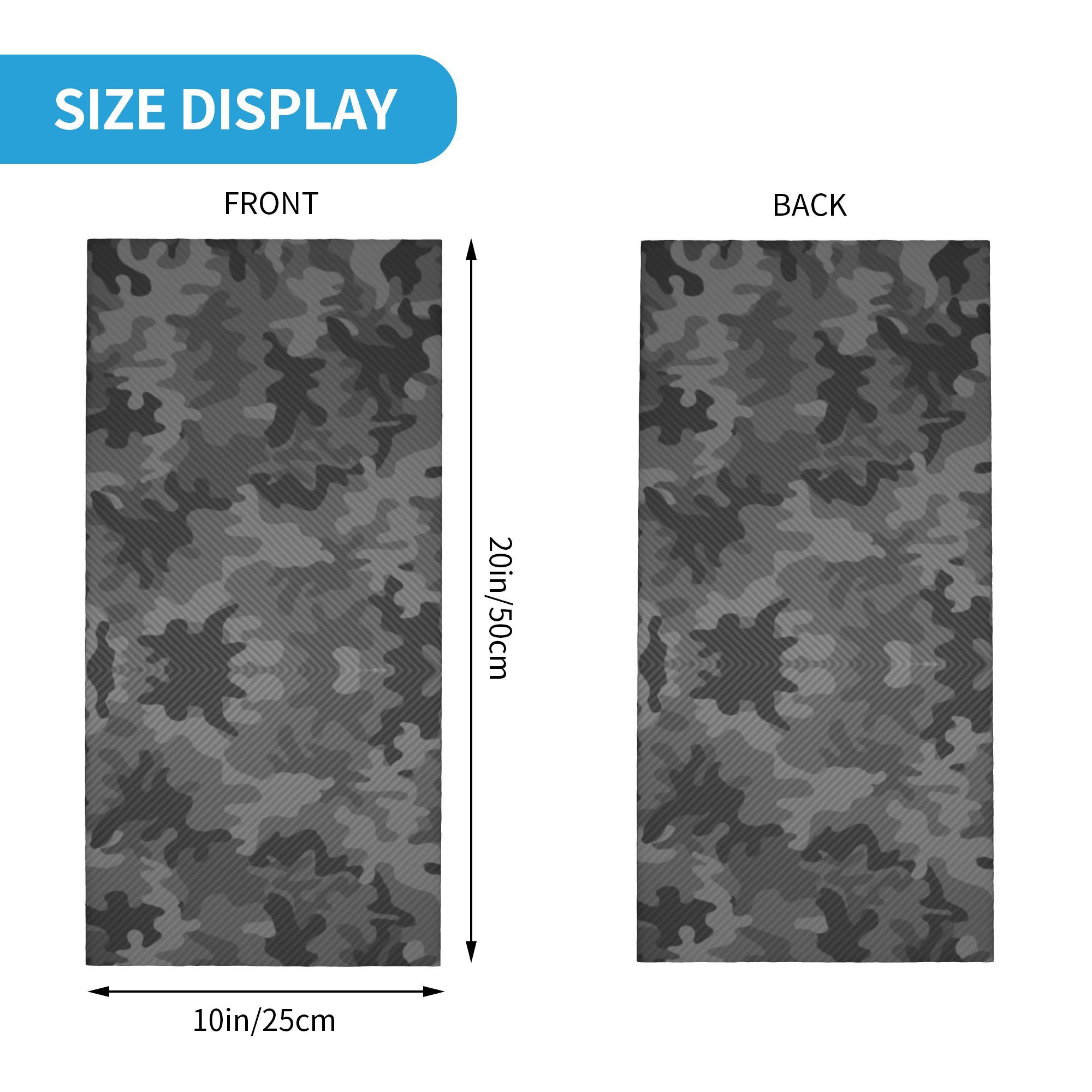 Custom Carbon Camo Bandana Hal - Neck Gaiter Face Cover recensie en prijs