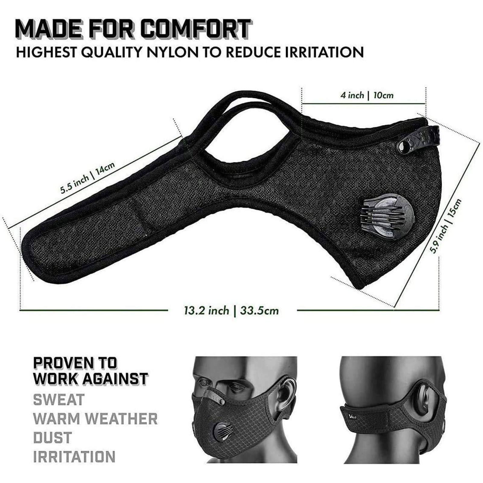 Unisex winddicht rijmasker Act - Anti Pollution Mask recensie en prijs