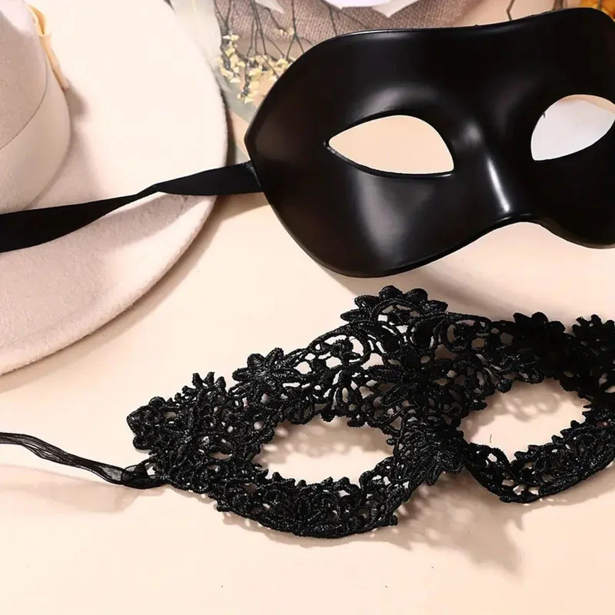 2-delige elegante zwarte kante - Black Face Mask Pack recensie en prijs
