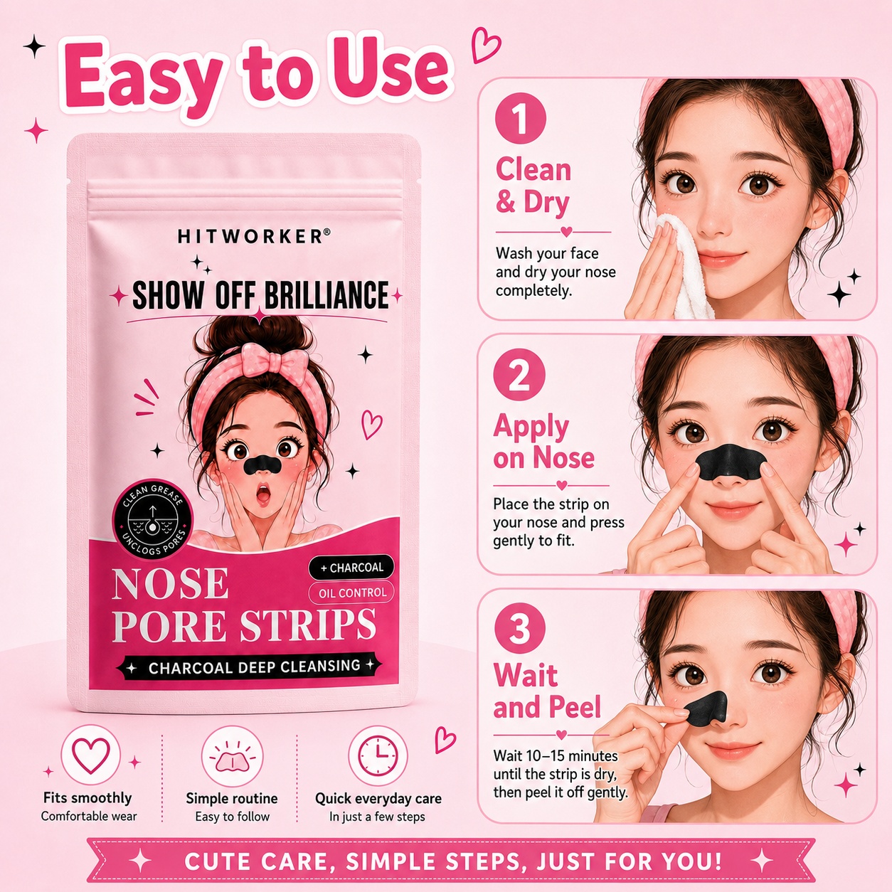 10/20 Stuks Zwart & Roze Mee-e - Black Face Mask Pack recensie en prijs
