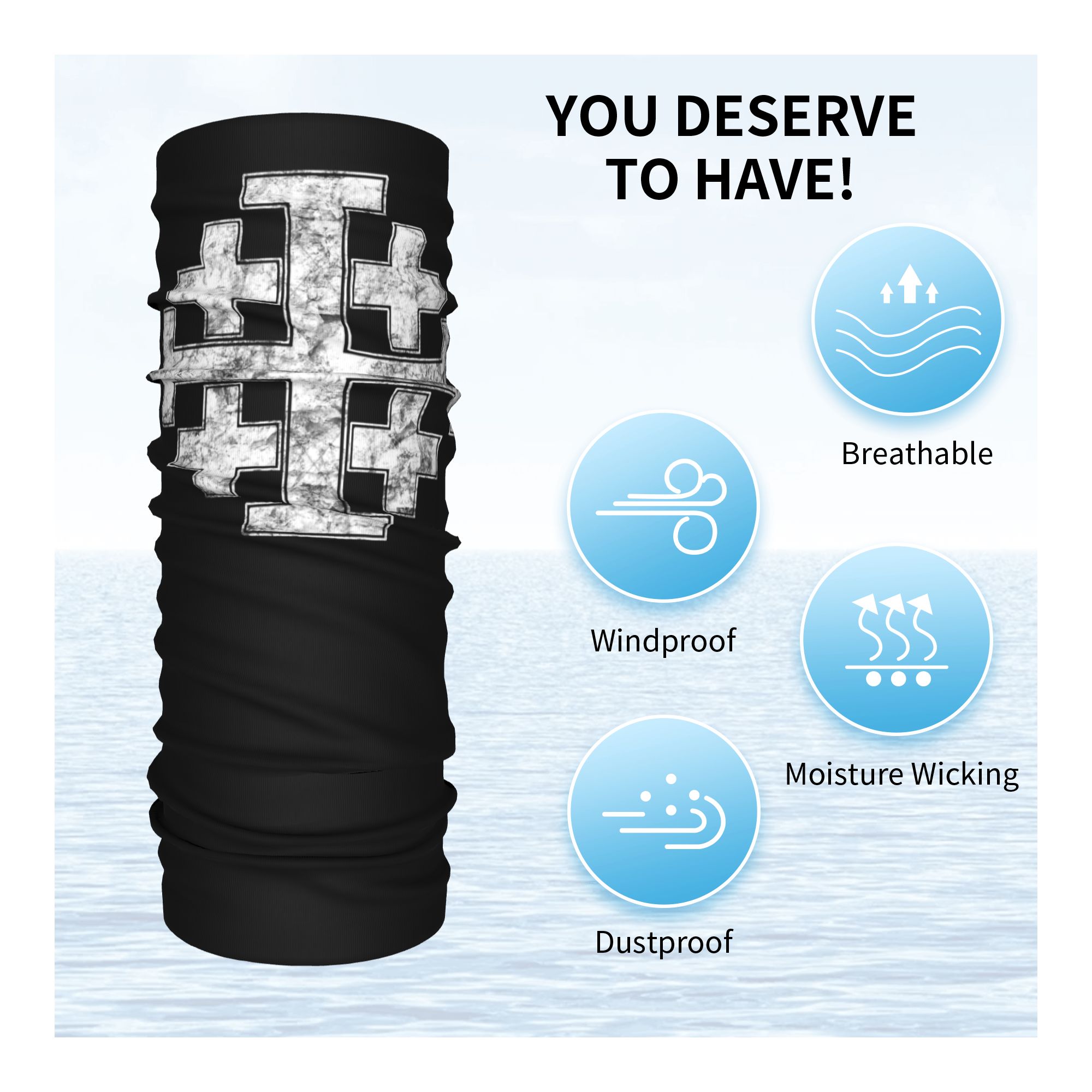 Ridder Jeruzalem Kruis Christe - Neck Gaiter Face Cover recensie en prijs