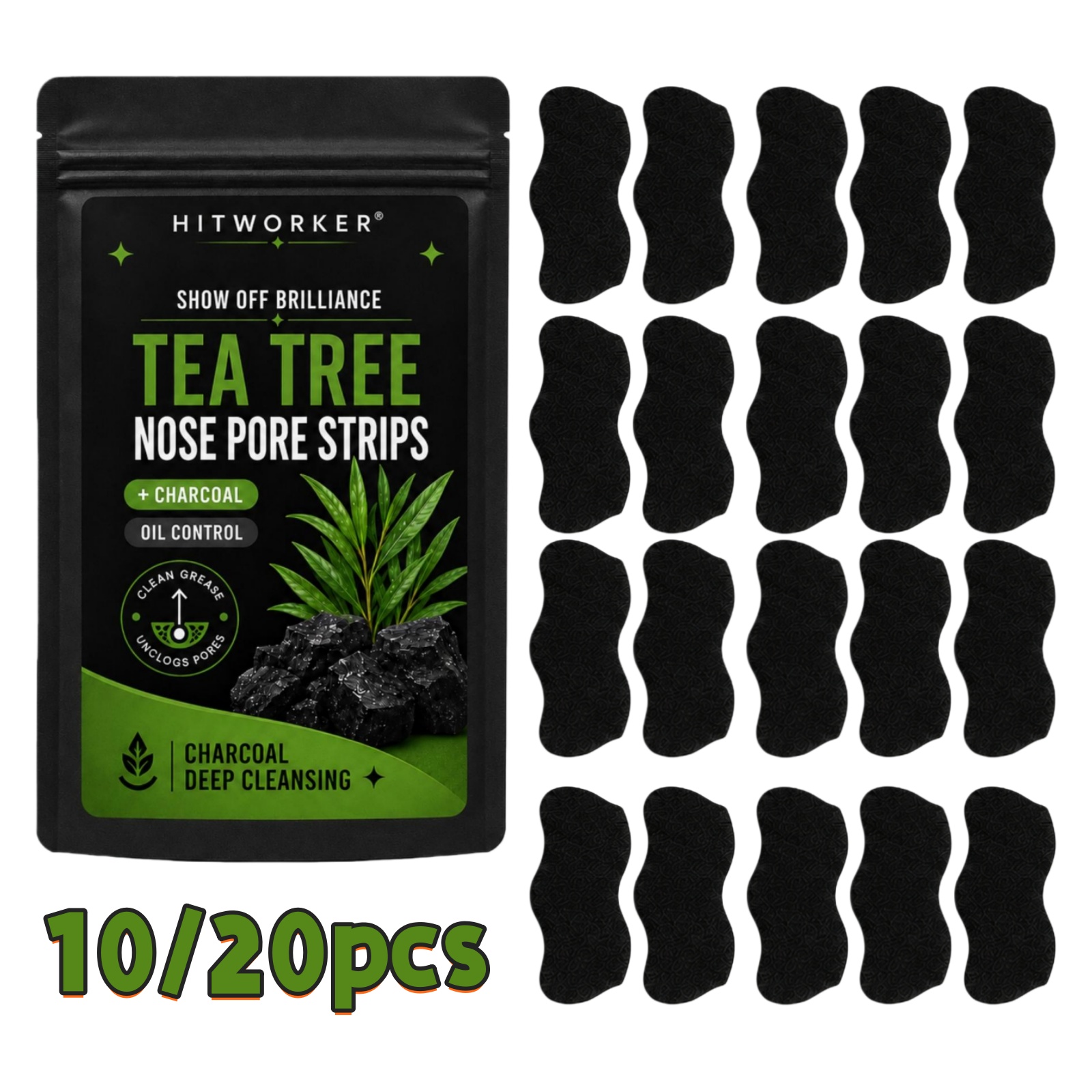 10/20 Stuks Zwarte Mee-eter Ve - Black Face Mask Pack recensie en prijs
